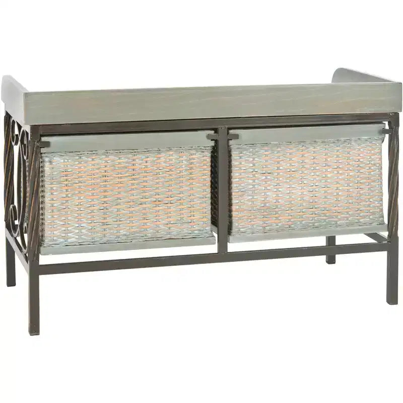 Panca Contenitore in Legno Noah - AMH6528 - Safavieh Couture
