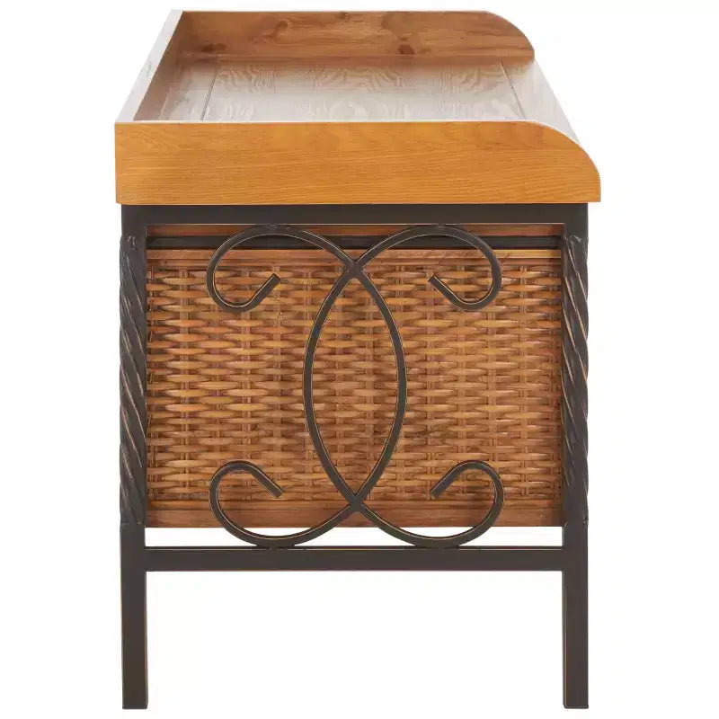Panca Contenitore in Legno Noah - AMH6528 - Safavieh Couture