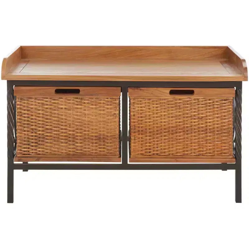 Panca Contenitore in Legno Noah - AMH6528 - Safavieh Couture