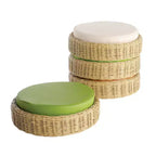 Kaplan Early Learning Pouf in Vimini Lavabile - Set da 4