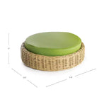 Kaplan Early Learning Pouf in Vimini Lavabile - Set da 4