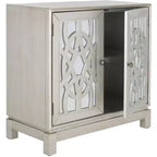 Cassettiera a 2 ante Ashlynn - CHS9200 - Argento - Safavieh