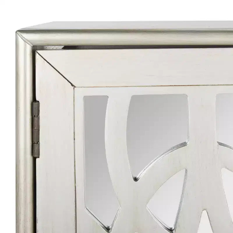 Cassettiera a 2 ante Ashlynn - CHS9200 - Argento - Safavieh