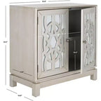 Cassettiera a 2 ante Ashlynn - CHS9200 - Argento - Safavieh