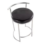 Set di 2 sgabelli da bar Fuji rotondi altezza bancone - LumiSource