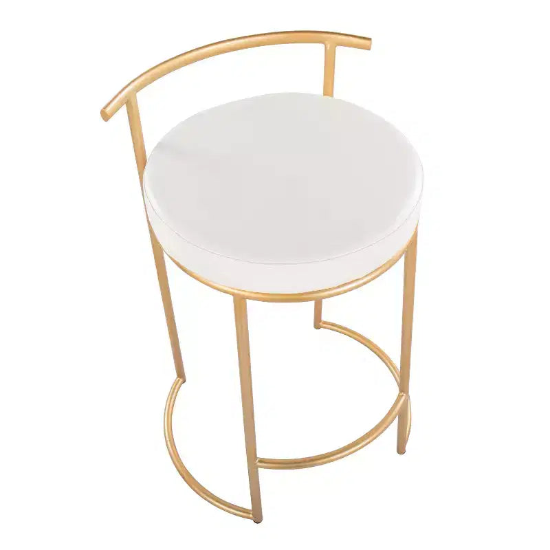 Set di 2 sgabelli da bar Fuji rotondi altezza bancone - LumiSource