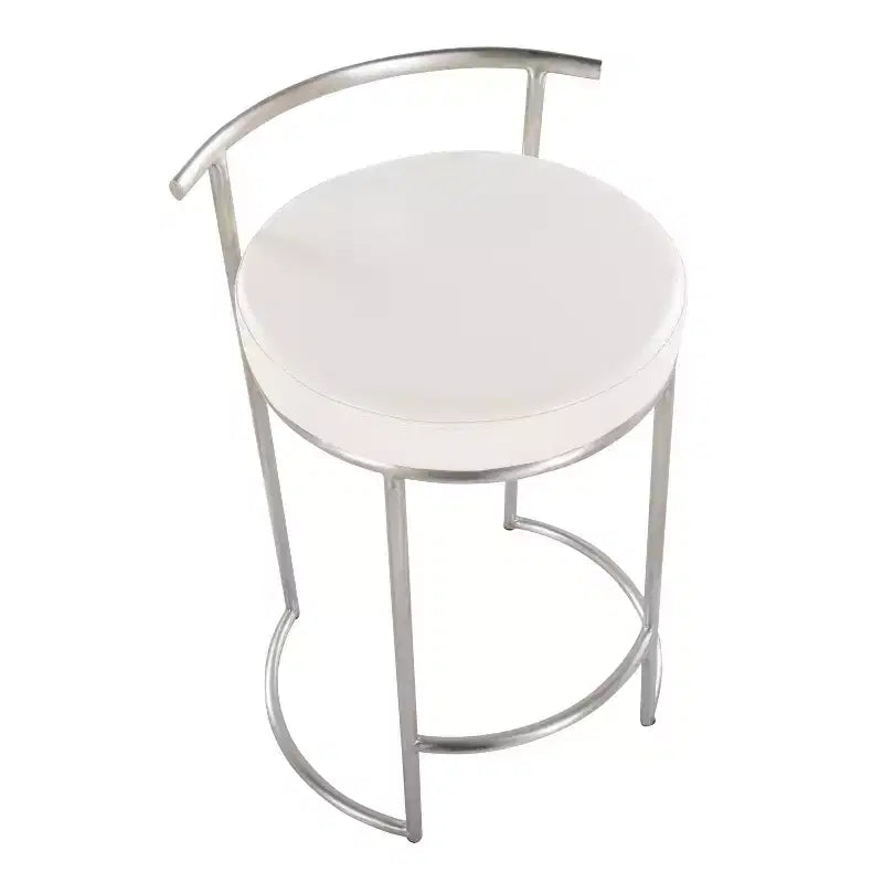 Set di 2 sgabelli da bar Fuji rotondi altezza bancone - LumiSource