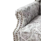 Poltrona Theodor con gambe a fuso per salotto e camera da letto | ART OF LIVING DESIGNS