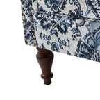 Poltrona Theodor con gambe a fuso per salotto e camera da letto | ART OF LIVING DESIGNS