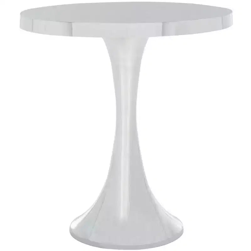 Galium Aluminum Side Table - FOX5500A - Silver - Safavieh Couture