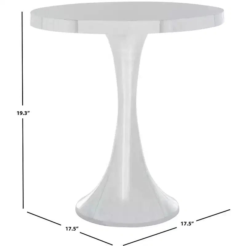 Tavolino Galium in alluminio - FOX5500A - Argento - Safavieh Couture