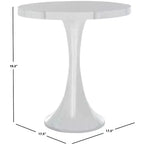 Tavolino Galium in alluminio - FOX5500A - Argento - Safavieh Couture