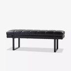 Fritz Panca Imbottita 52,5 W con Design Moderno a Canali Trapuntati e Gambe in Metallo|ART OF LIVING DESIGNS