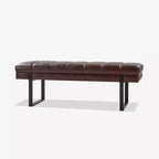 Fritz Panca Imbottita 52,5 W con Design Moderno a Canali Trapuntati e Gambe in Metallo|ART OF LIVING DESIGNS