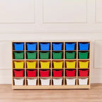 ECR4Kids Mobile con 30 cassetti, 5x6, Mobili per Aula