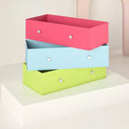 Cassettiera larga Ameriwood Home Mya Park con 3 contenitori in tessuto