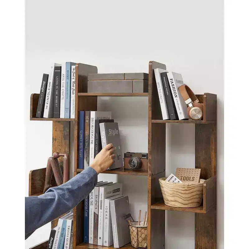 VASAGLE Libreria a forma di albero con 13 ripiani