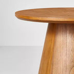 Tavolino rotondo con piedistallo in legno - Hearth & Hand with Magnolia