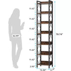Tribesigns Scaffale verticale a 7 ripiani da 78,7"