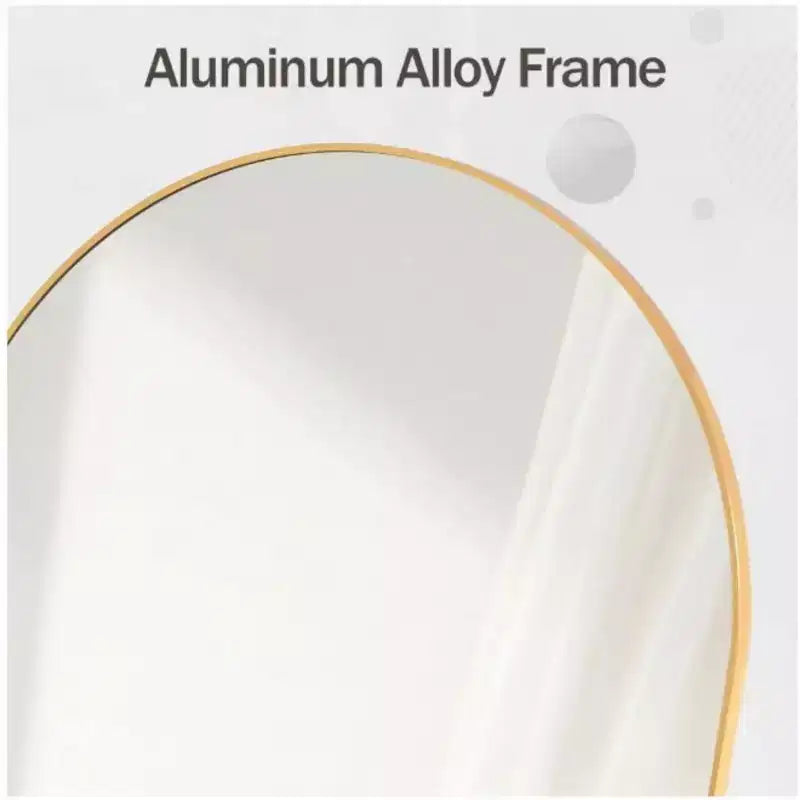 HOMLUX 32x34 Specchio da parete decorativo per bagno ad arco: Cornice in metallo, Arredamento moderno