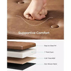 SONGMICS Pouf Contenitore, Panchina Contenitore in Similpelle
