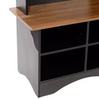 Appendiabiti da ingresso Flash Furniture Paisley con panca, 3 ganci singoli e 4 scomparti inferiori con ripiani regolabili