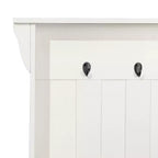 Appendiabiti da ingresso Flash Furniture Paisley con panca, 3 ganci singoli e 4 scomparti inferiori con ripiani regolabili