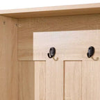 Appendiabiti da ingresso Flash Furniture Paisley con panca, 3 ganci singoli e 4 scomparti inferiori con ripiani regolabili