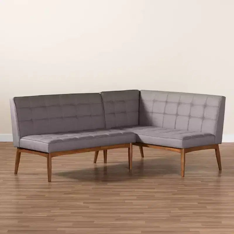 Set pranzo 2 pezzi in legno Sanford - Baxton Studio