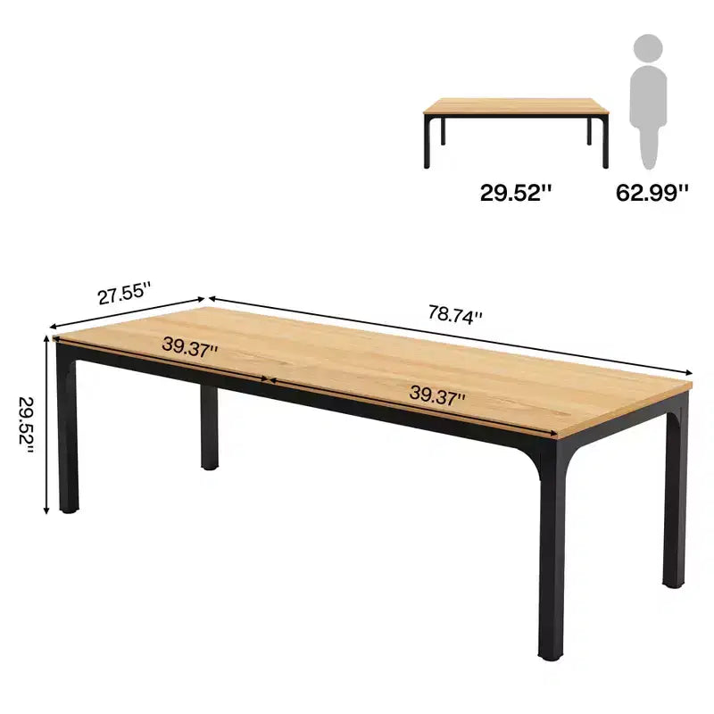 Tavolo da Pranzo da Cucina Lantine, lungo 200 cm