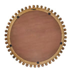 Specchio da parete 35x35 in legno di mango con dettagli perlati - Olivia & May