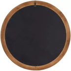 Specchio da parete in legno anticato con dettagli a perline - Olivia & May