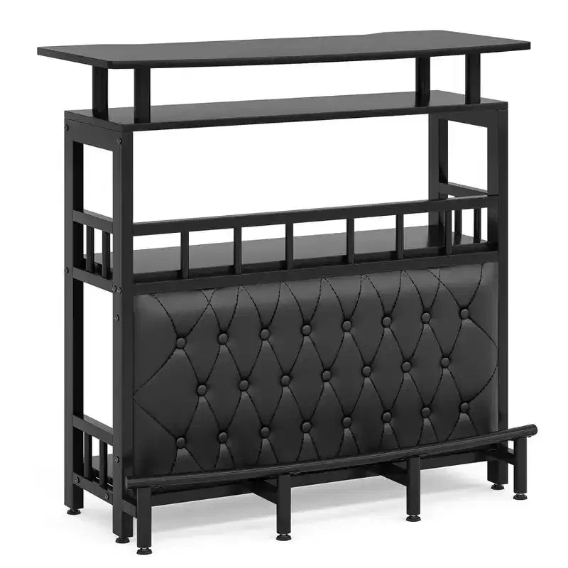 Lantine Entertainment Upholstered Bar Table