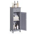 VASAGLE Bathroom Floor Cabinet, Freestanding Bathroom Storage Cabinet with Double Shutter Doors