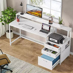 Tribesigns Scrivania da Ufficio Ergonomica da 63 pollici
