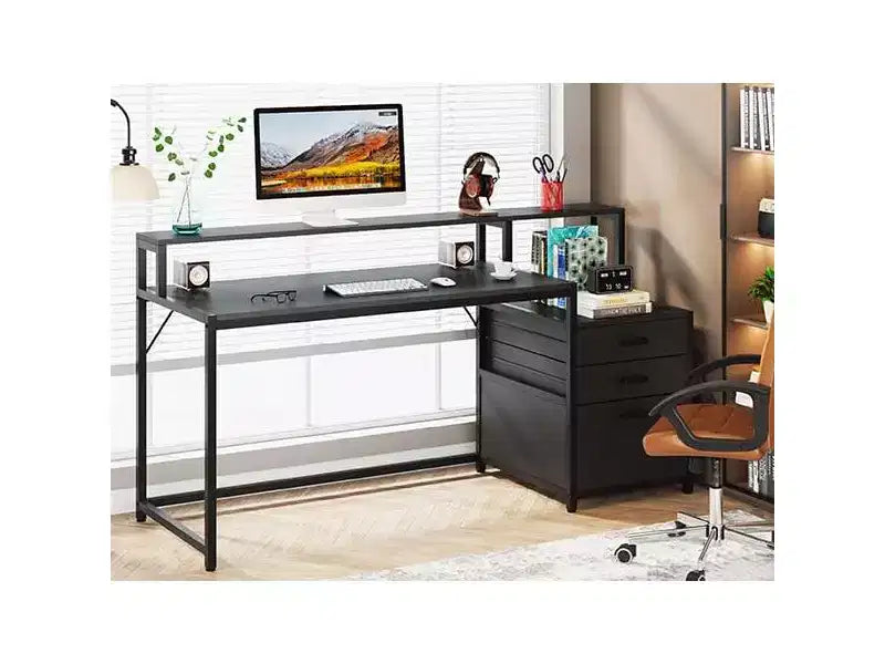 Tribesigns Scrivania da Ufficio Ergonomica da 63 pollici