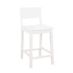 Set di 2 sgabelli da bar da 60,32 cm Elizabeth in legno massiccio, altezza bancone - Linon