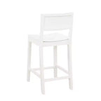 Set di 2 sgabelli da bar da 60,32 cm Elizabeth in legno massiccio, altezza bancone - Linon