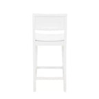 Set di 2 sgabelli da bar da 60,32 cm Elizabeth in legno massiccio, altezza bancone - Linon