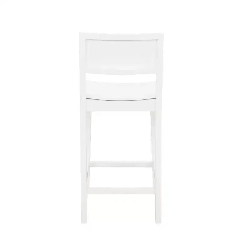 Set di 2 sgabelli da bar da 60,32 cm Elizabeth in legno massiccio, altezza bancone - Linon