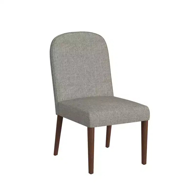 Sedia da pranzo imbottita con schienale arrotondato - HomePop