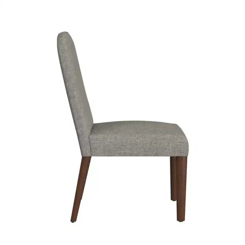 Sedia da pranzo imbottita con schienale arrotondato - HomePop