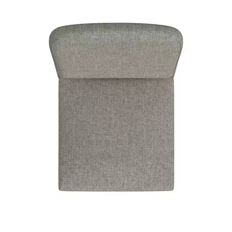Sedia da pranzo imbottita con schienale arrotondato - HomePop