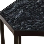 Tavolino esagonale Uttermost Aviary, 29,8 cm, nero