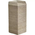 Uttermost Sea Braid 13 Wide Natural Seagrass Hexagonal Accent Table
