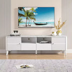 Mobile porta TV moderno con ripiano in finto marmo da 70", per TV fino a 75" - Festivo