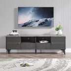 Mobile porta TV moderno con ripiano in finto marmo da 70", per TV fino a 75" - Festivo
