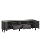 Mobile porta TV moderno con ripiano in finto marmo da 70", per TV fino a 75" - Festivo