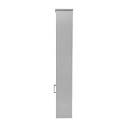 Merrick Lane Mobile Alto e Stretto per Biancheria con Ripiani Regolabili, Ripiani Aperti e Ante con Chiusura Magnetica