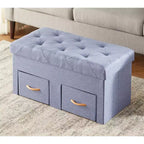 BrylaneHome Double Foldable Ottoman